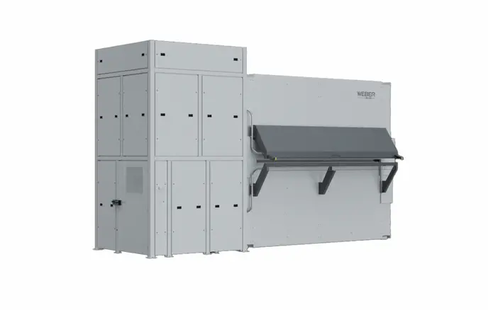 [Translate to English:] WEBER XL-DK Holzschleifmaschine