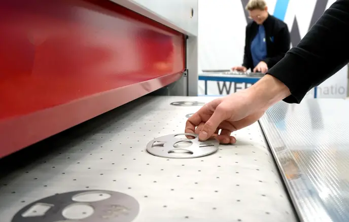 WEBER sanding metal grinding machine