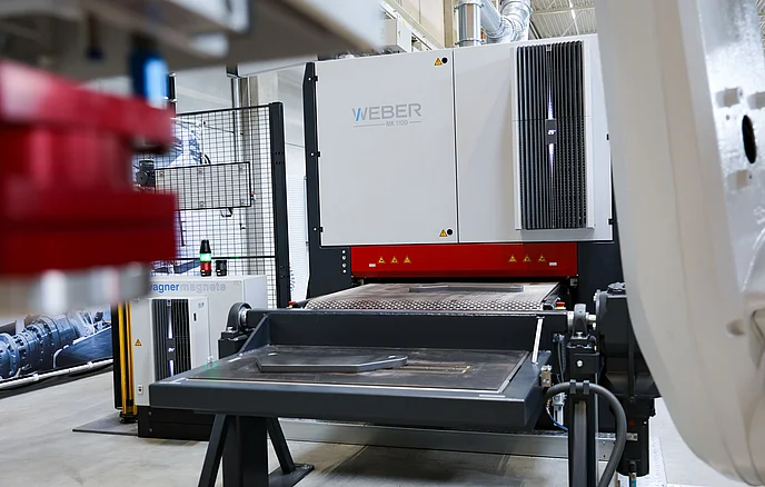WEBER sanding Schleifmaschine Grobblech