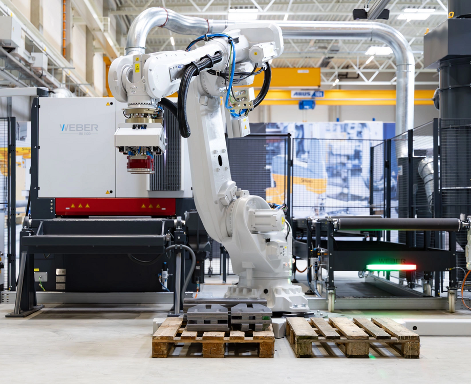 Automatisierte Grobblechbearbeitung 