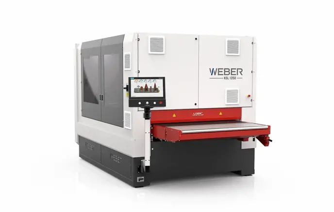 [Translate to English:] WEBER KSL Holzschleifmaschine