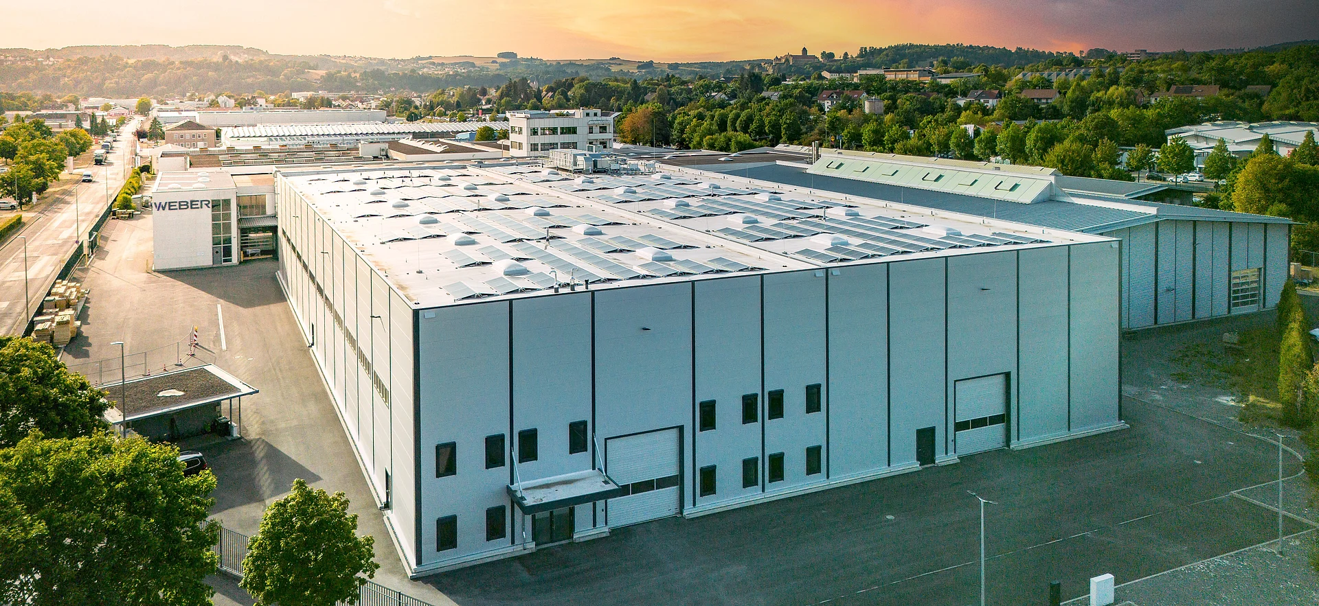 Aerial photograph of Hans Weber Maschinenfabrik