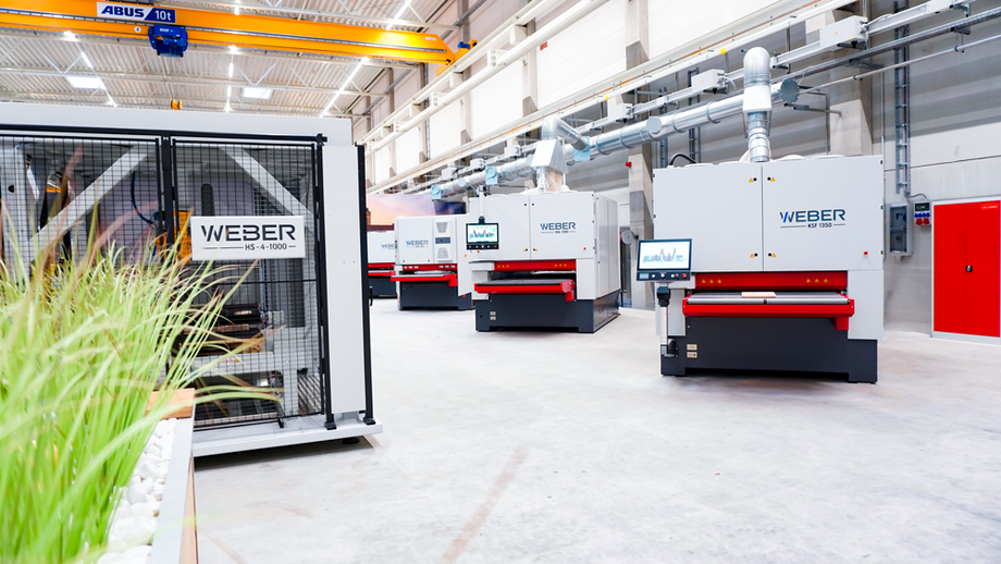 WEBER wood sanding technology technical center 2025