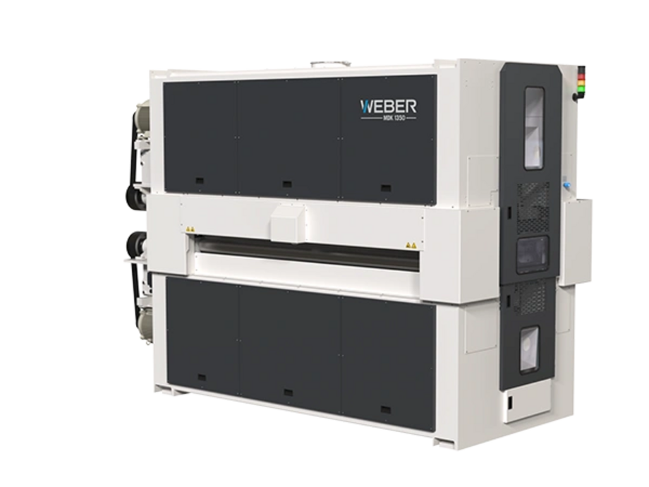 Weber Holzschleifmaschine MDK Sondermaschine für die Plattenindustrie 