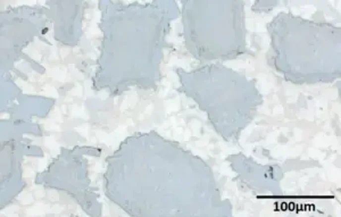 Microstructure of the tungsten carbide systems: Hard-facing bimetallic