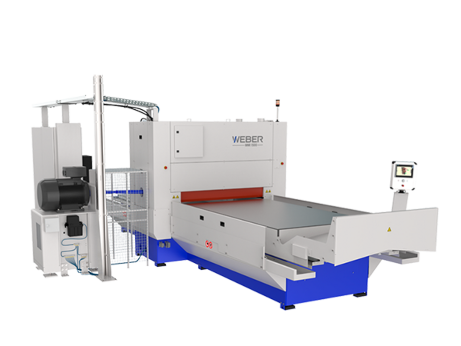 Weber Metallschleifmaschine MNR Präzisionskalibrieren für Tafelblech der Oberklasse