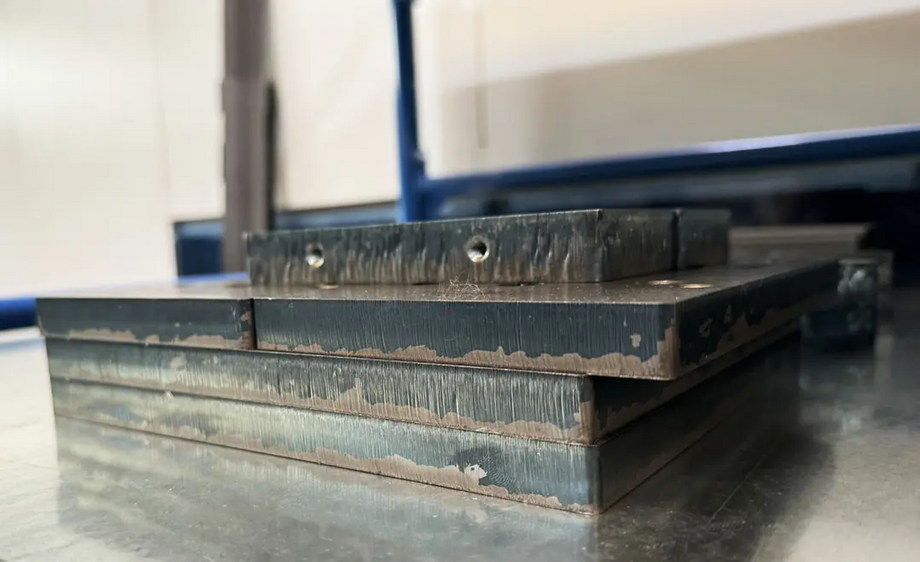 Oxidschicht Metallwerkstücke